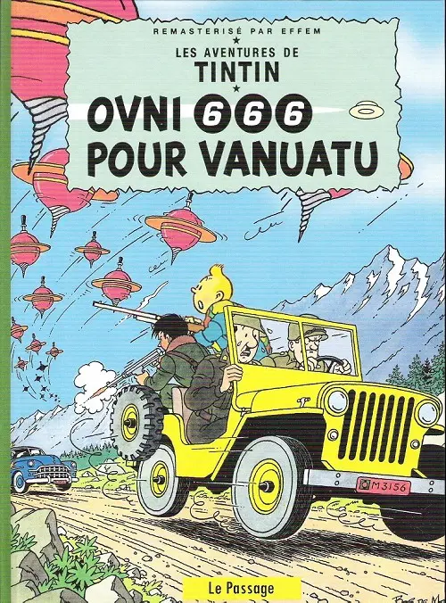 Couverture de l'album Tintin Ovni 666 pour Vanuatu