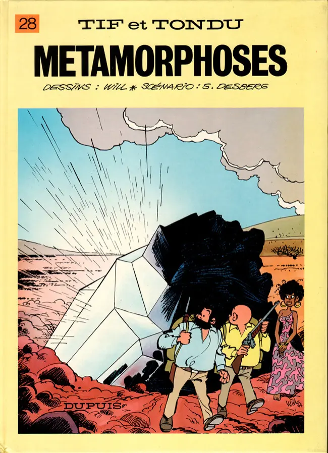 Couverture de l'album Tif et Tondu Tome 28 Métamorphoses
