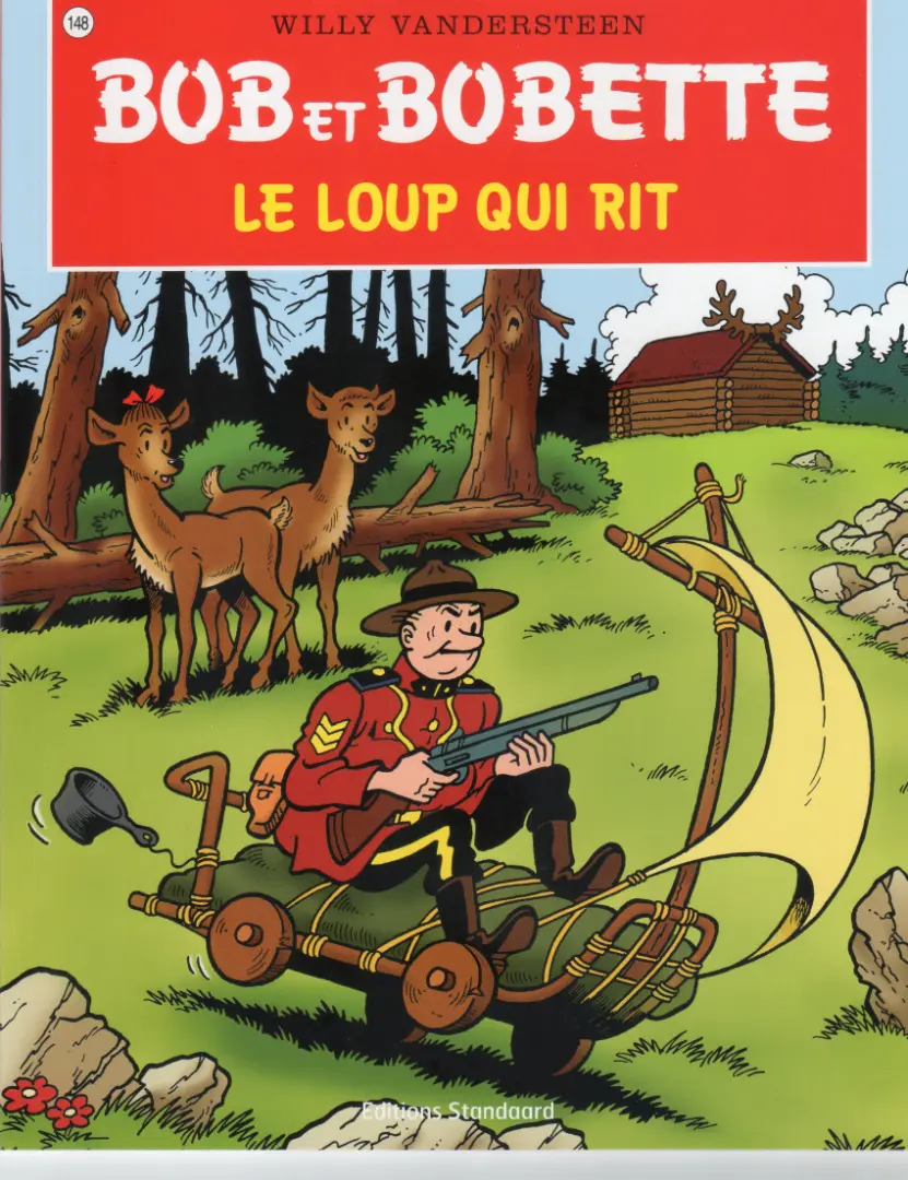 Couverture de l'album Bob et Bobette Tome 148 Le loup qui rit