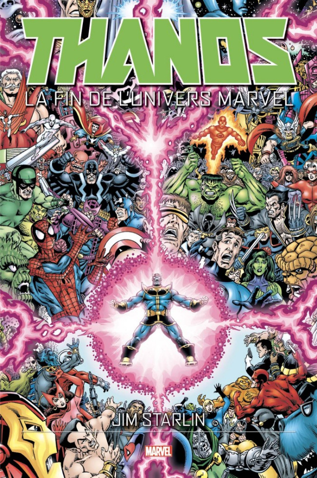 Couverture de l'album Thanos : La fin de l'univers Marvel