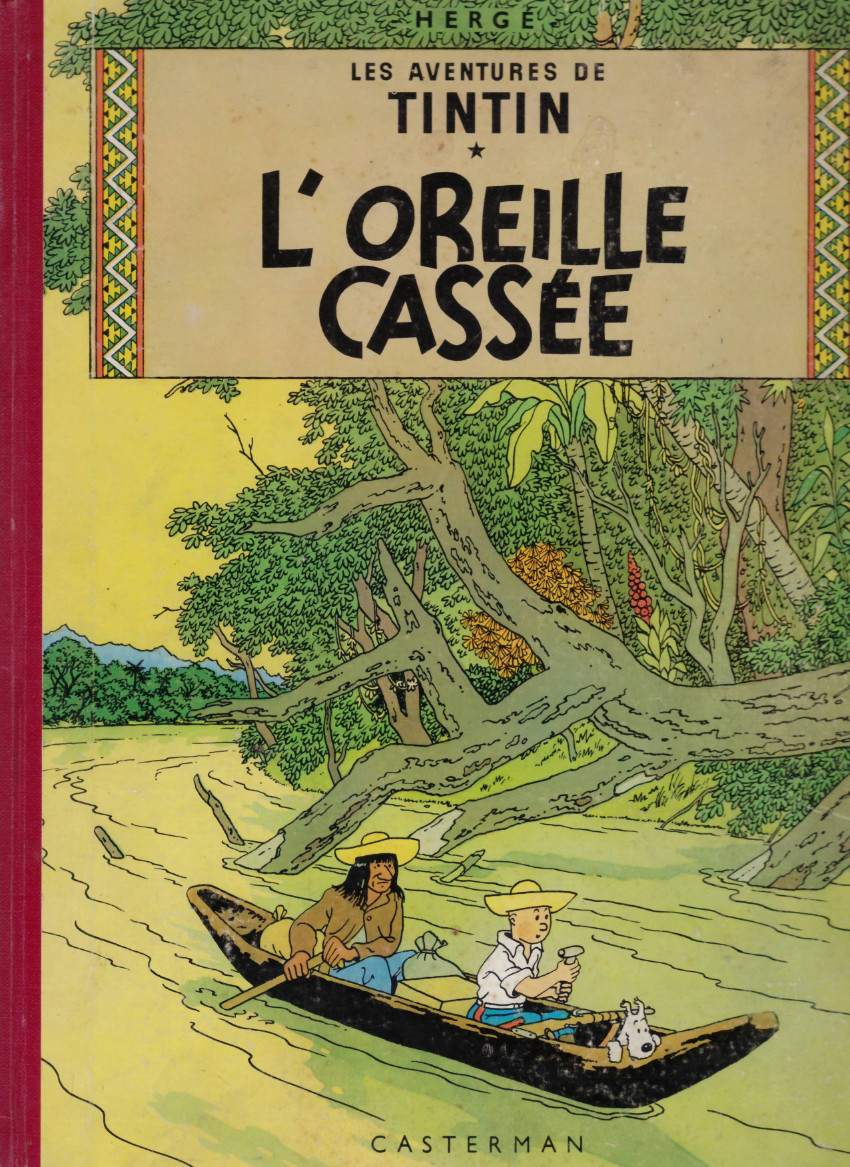 Couverture de l'album Tintin Tome 6 l'oreille cassée