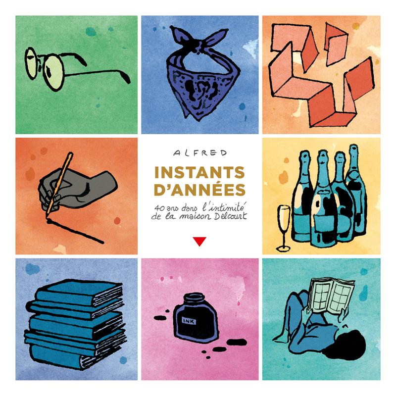 Couverture de l'album Instants d'Années 40 ans dans l'intimité de la maison Delcourt