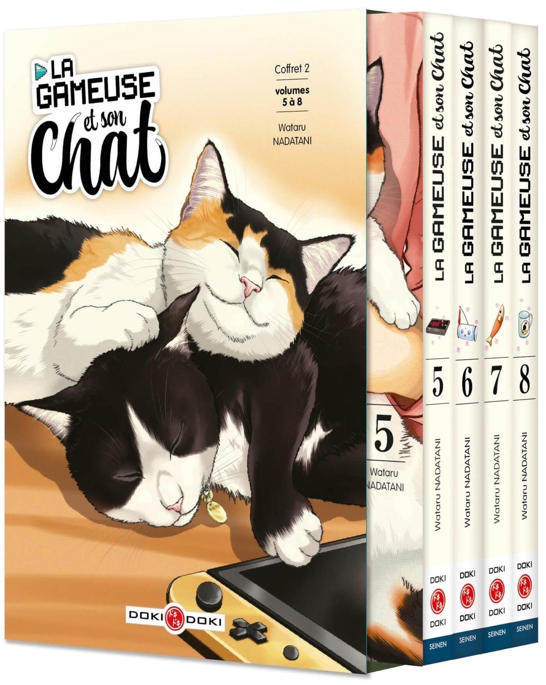 Couverture de l'album La gameuse et son chat Tomes 5 à 8
