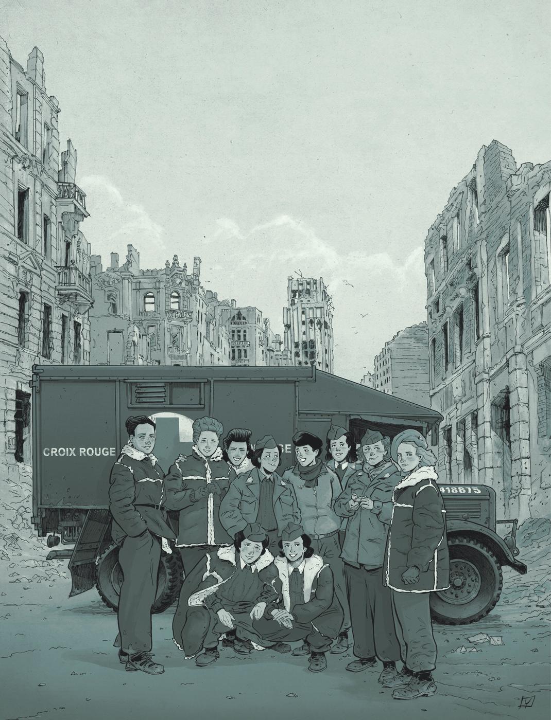 Couverture de l'album L'Escadron bleu, 1945