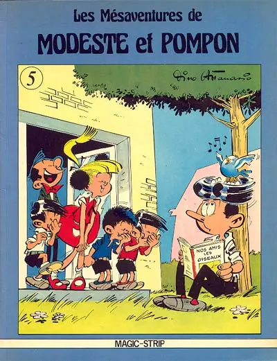 Couverture de l'album Modeste et Pompon Tome 5 Les mésaventures de Modeste et Pompon