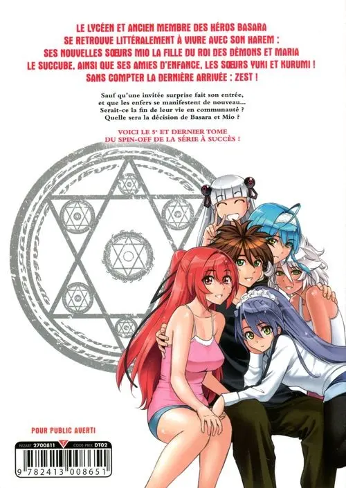 Verso de l'album The Testament of Sister New Devil - Storm Volume 005