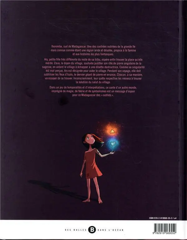 Verso de l'album Ary Tome 1 Les yeux d'Isalo