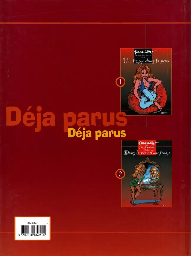 Verso de l'album Une femme dans la peau / Johanna Tome 3 Au malheur des dames