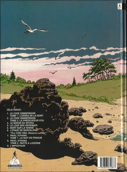 Verso de l'album Victor Sackville Tome 9 L'imposteur