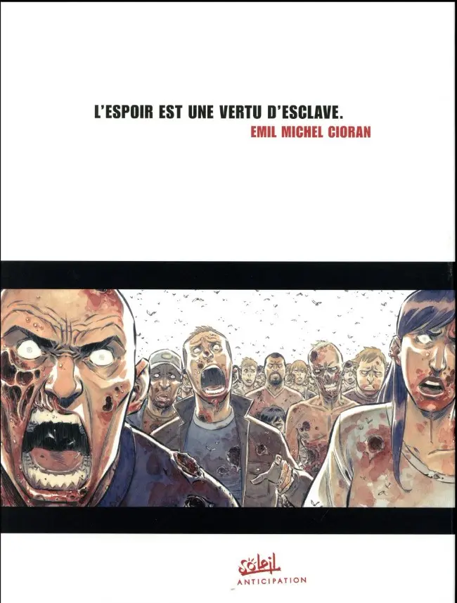 Verso de l'album Zombies L'intégrale - Cycle 1