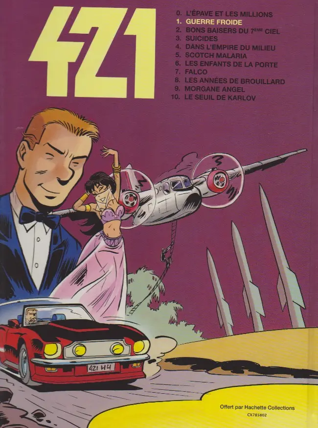 Verso de l'album 421 Tome 1 Guerre froide