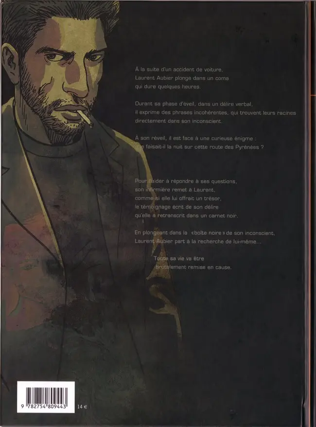 Verso de l'album La Boîte noire