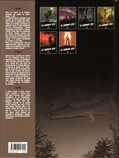 Verso de l'album Le Grand jeu Tome 4 Indochine
