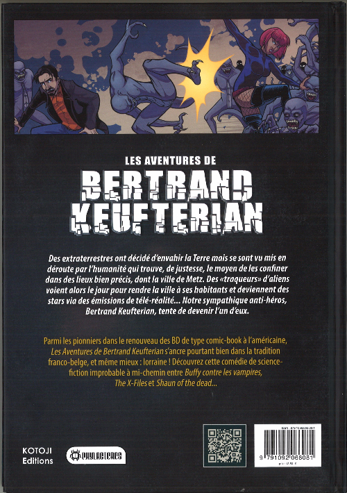 Verso de l'album Les aventures de Bertrand Keufterian Tome 1