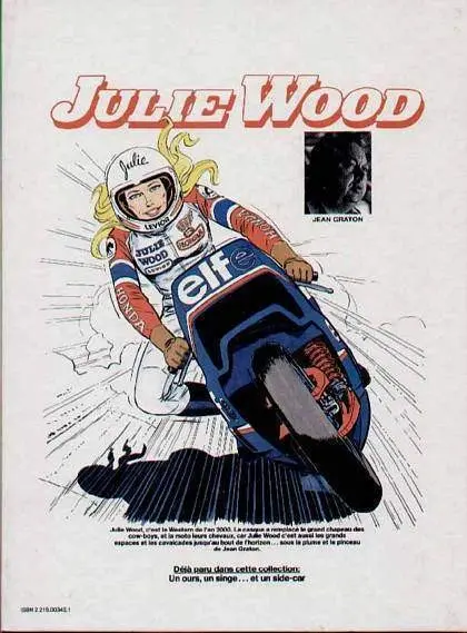 Verso de l'album Julie Wood Tome 7 Ouragan sur Daytona