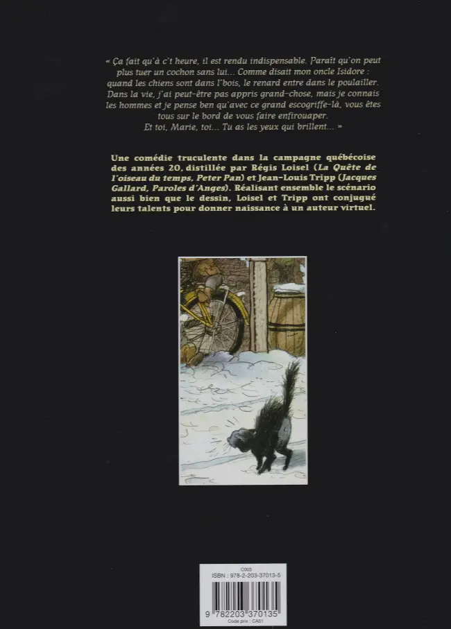 Verso de l'album Magasin général Tome 2 Serge