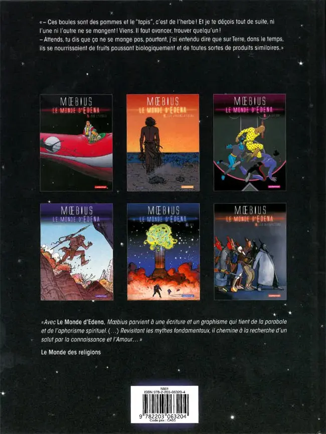 Verso de l'album Le Monde d'Edena Tome 4 Stel