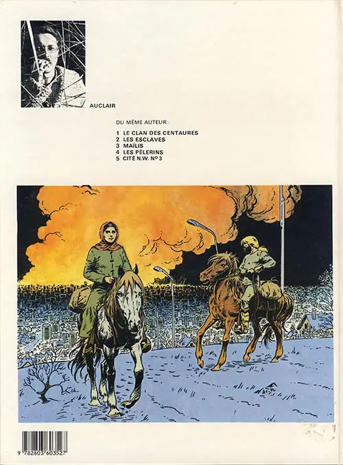 Verso de l'album Simon du Fleuve Tome 5 Cité N.W.N°3