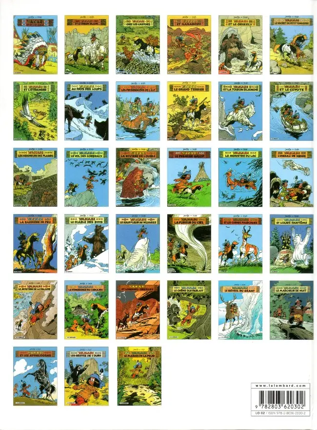 Verso de l'album Yakari Tome 4 Yakari et Nanabozo