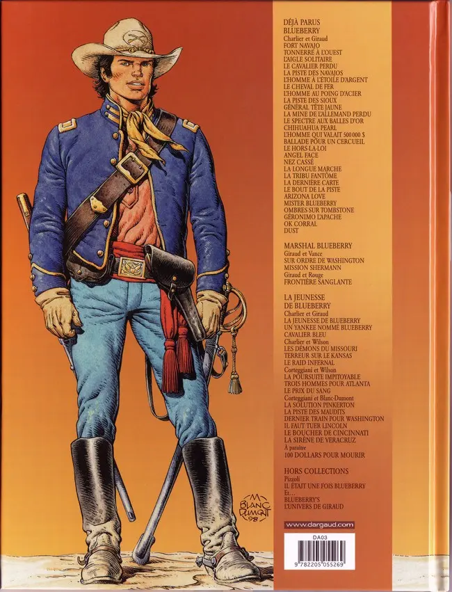 Verso de l'album La Jeunesse de Blueberry Tome 15 La sirène de Veracruz