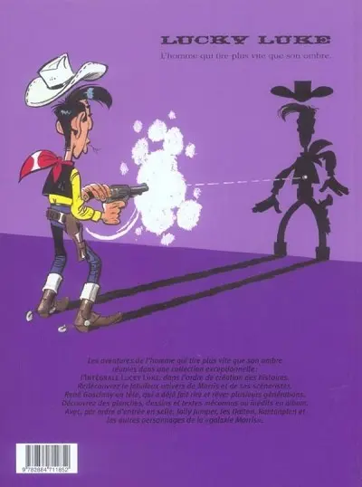 Verso de l'album Lucky Luke (2002) L'Integrale 18