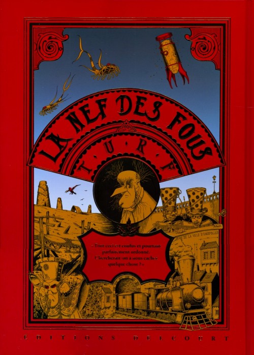 Verso de l'album La Nef des fous Edition Intégrale