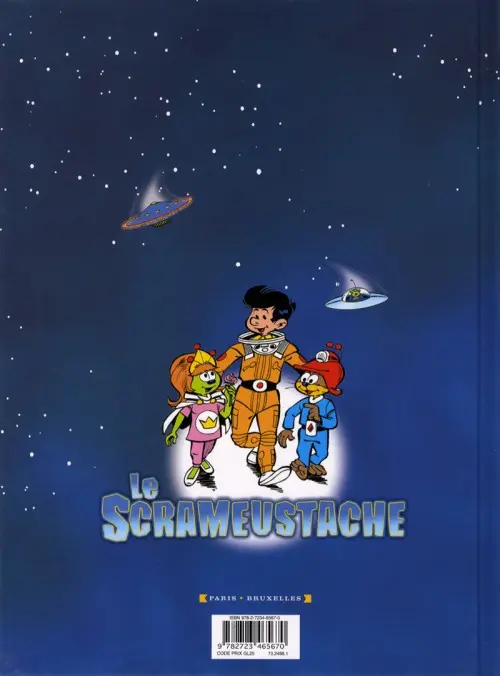 Verso de l'album Le Scrameustache Tome 39 La Clé de l'hexagramme