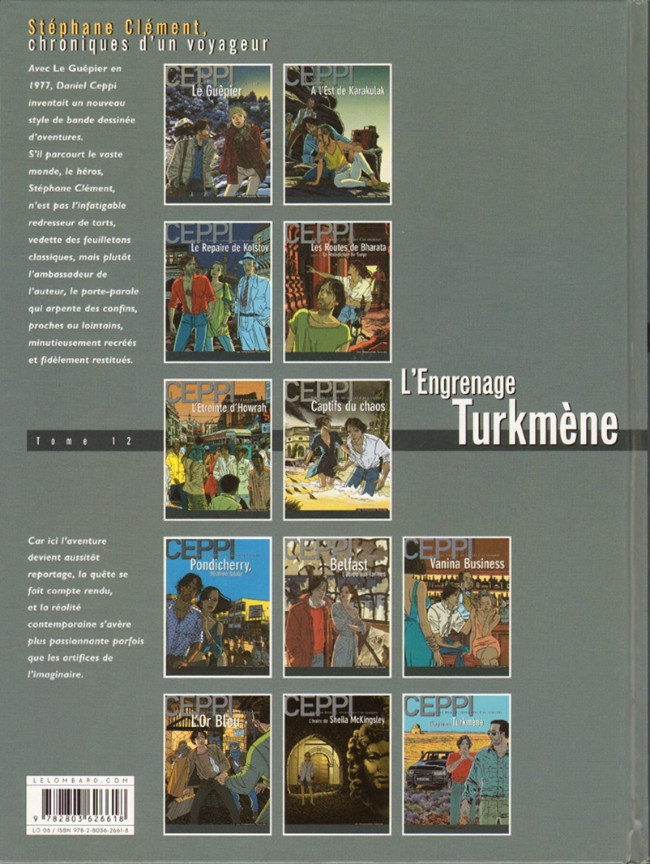 Verso de l'album Stéphane Clément Tome 13 L'engrenage Turkmène