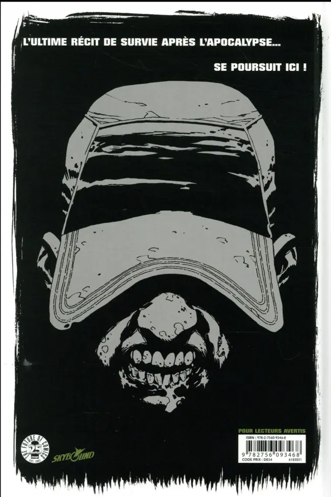 Verso de l'album Walking Dead Volume 3