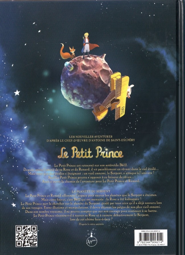 Verso de l'album Le Petit Prince - Les Nouvelles Aventures Tome 24 La planète du Serpent