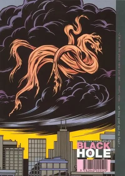 Verso de l'album Black Hole Tome 3 Visions