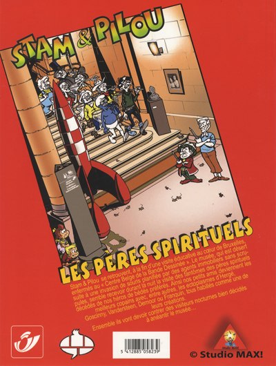 Verso de l'album Les aventures involontaires de Stam & Pilou Tome 22 Les pères spirituels