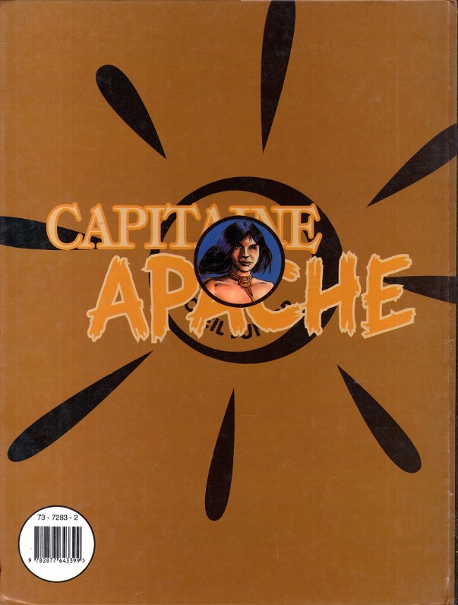 Verso de l'album Capitaine Apache 1