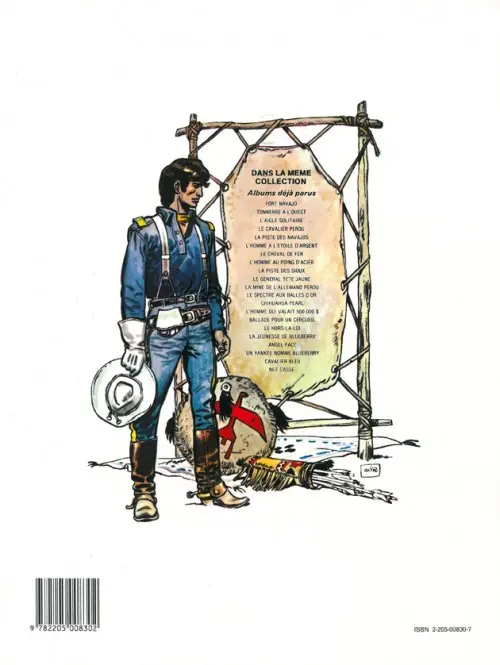 Verso de l'album Blueberry Tome 16 Le hors la loi