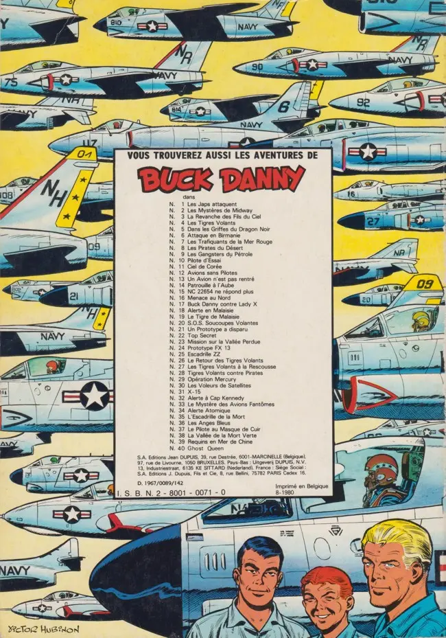 Verso de l'album Buck Danny Tome 34 Alerte atomique