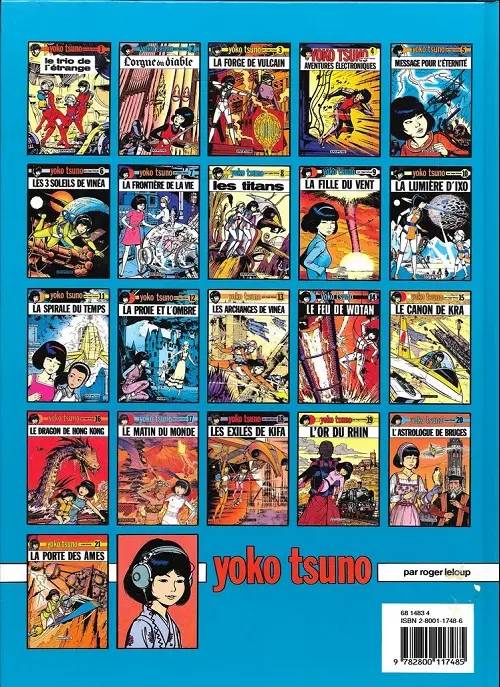 Verso de l'album Yoko Tsuno Tome 18 Les exilés de Kifa