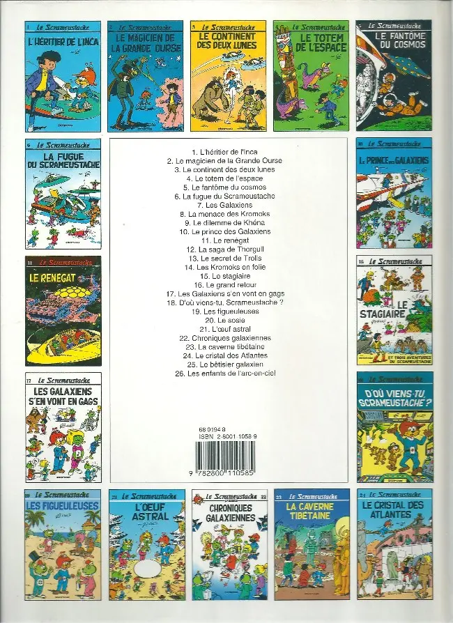 Verso de l'album Le Scrameustache Tome 13 Le Secret des Trolls