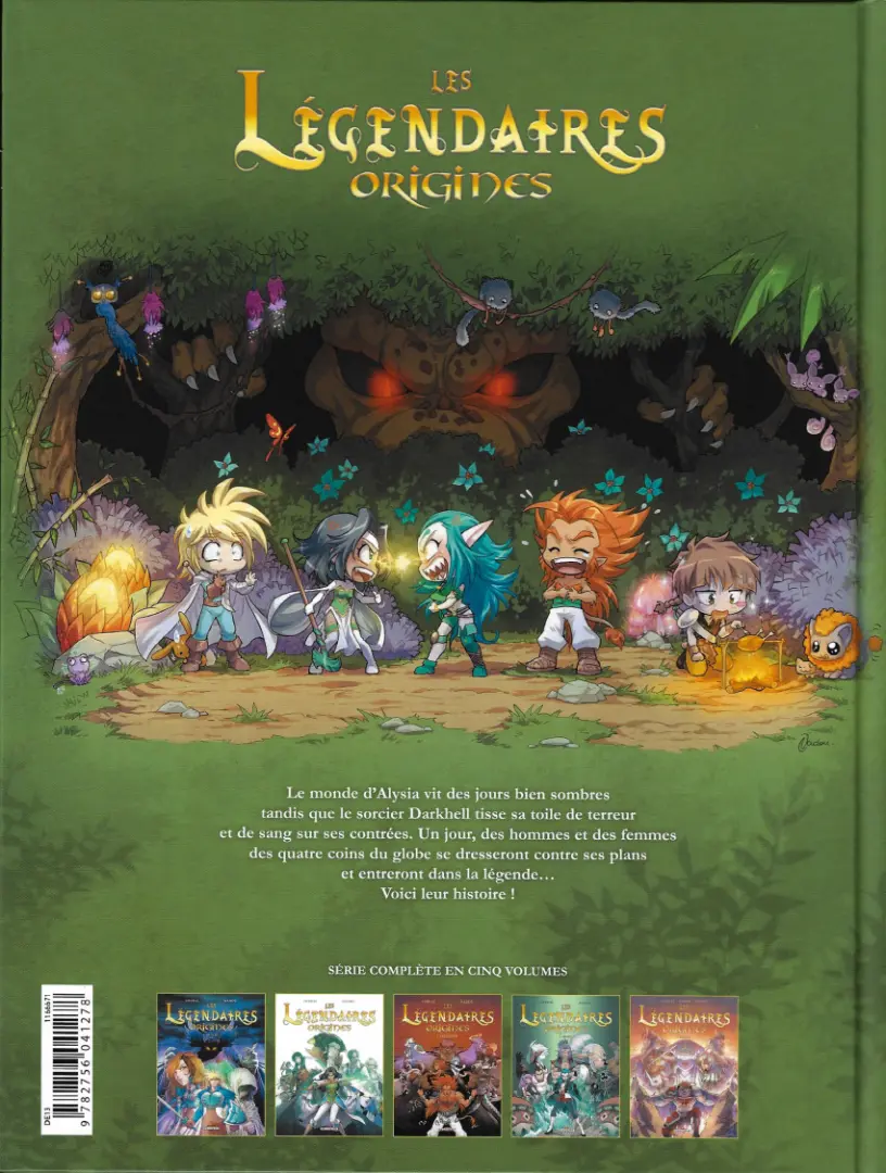 Verso de l'album Les Légendaires - Origines Tome 3 Gryfenfer
