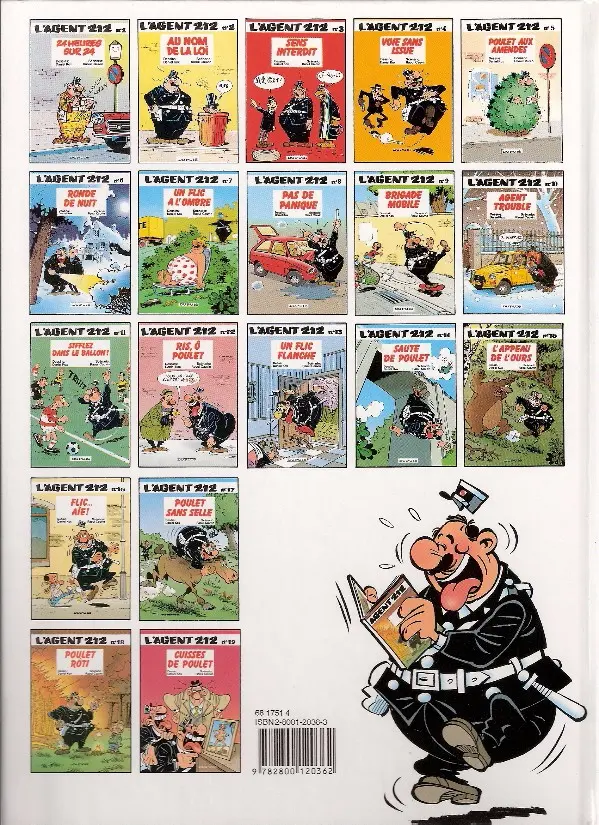 Verso de l'album L'Agent 212 Tome 15 L'appeau de l'ours