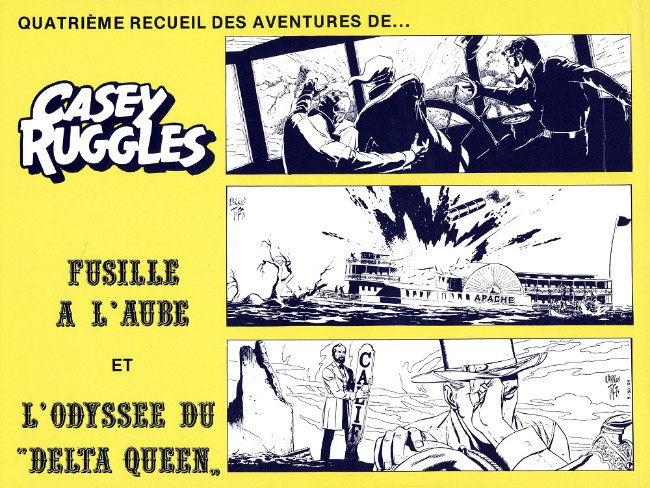 Verso de l'album Casey Ruggles Tome 3 Le duel - Face aux Apaches