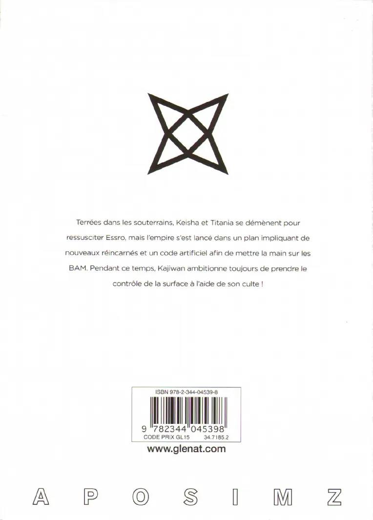 Verso de l'album Aposimz la planète des marionnettes 06