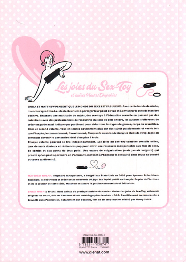 Verso de l'album Les Joies du Sex-Toy Volume 2 et autres plaisirs coupables