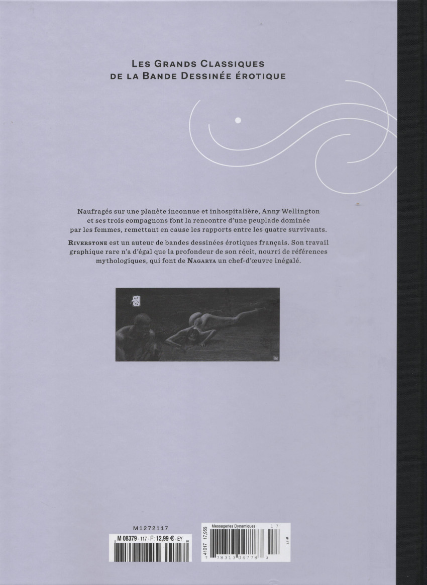 Verso de l'album Les Grands Classiques de la Bande Dessinée Érotique - La Collection Tome 117 Nagarya - Tome2