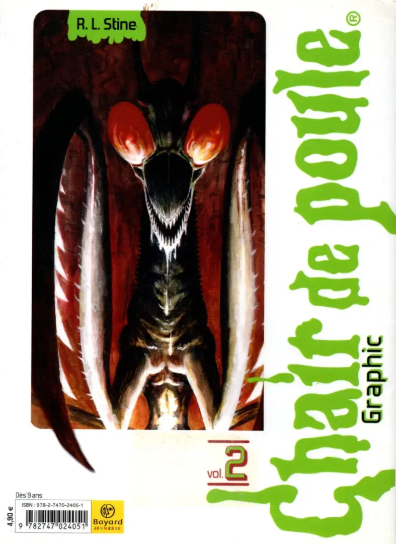 Verso de l'album Chair de Poule Graphic Vol. 2 Une journée à horrorland