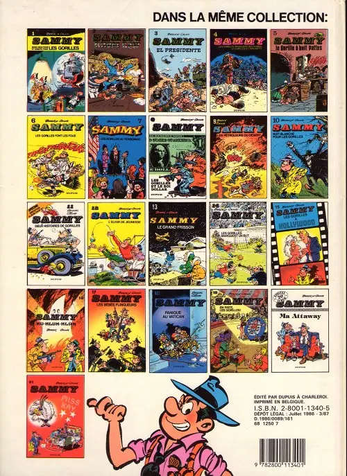Verso de l'album Sammy Tome 12 L'élixir de jeunesse