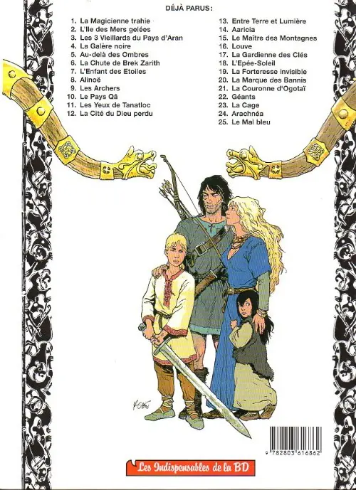 Verso de l'album Thorgal Tome 15 Le Maître des Montagnes