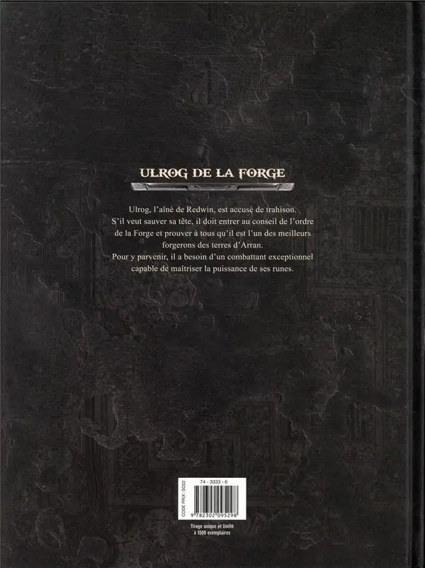 Verso de l'album Nains Tome 21 Ulrog de la forge