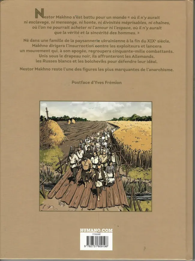 Verso de l'album Le vent des libertaires Épisode 1/2
