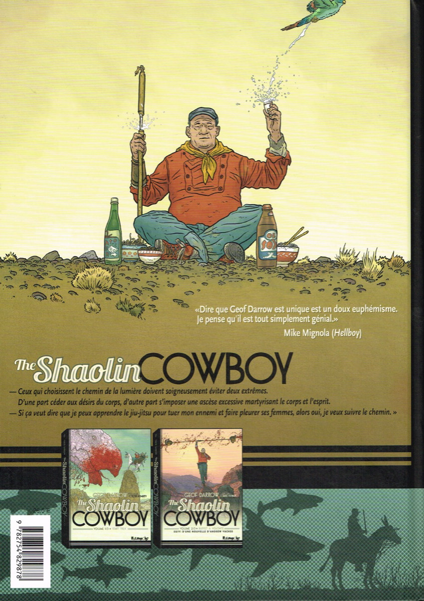 Verso de l'album The Shaolin Cowboy Volume 1/3 Start Trek