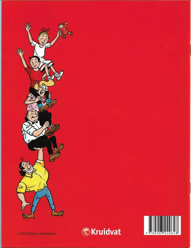 Verso de l'album Bob et Bobette (Publicitaire) Les Cromagnons